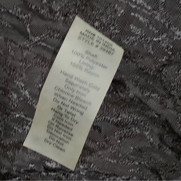 Soft Surroundings Black Velvet Jacket Embellished - Picture 8 of 8